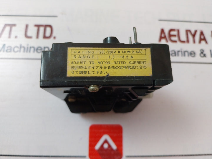 Fuji Electronic Rca3737-1 Theramal Overload Relay 200/220V 1.6-3.2 A