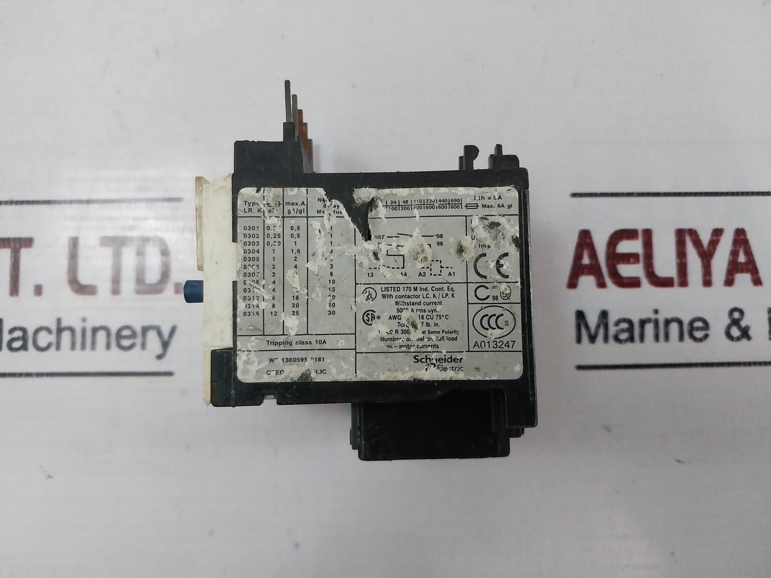 Schneider Electric Telemecanique Lr2K0307 Thermal Overload Relay 5A 690V Ac