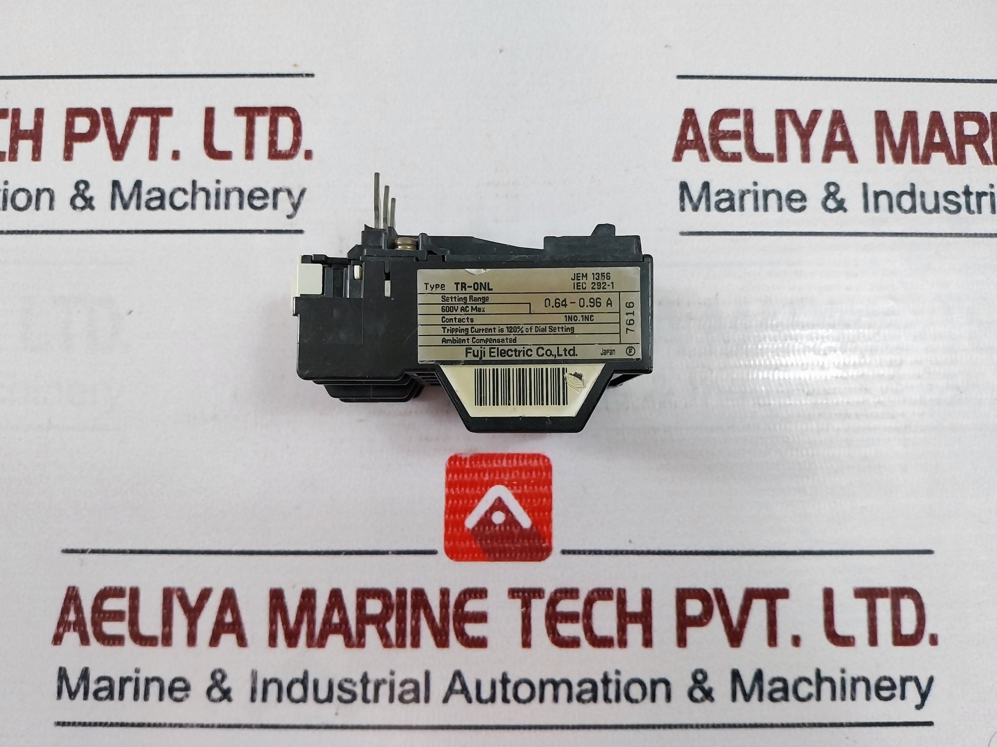Fuji Electric Tr-onl Thermal Overload Relay 600V Ac Max 0.64-0.96 A