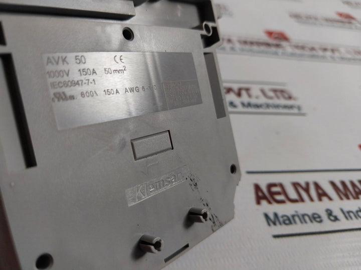 Klemsan Avk 50 Terminal Block 600\150A En60079-7