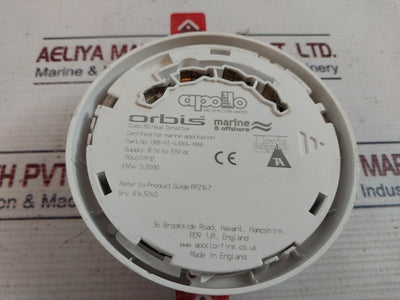 Apollo Orb-ht-41004-mar Class Bs Heat Detector 8.5V To 33V Dc