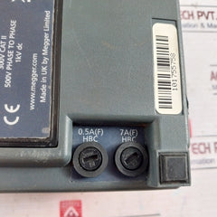 Megger Mj159 Hand-cranked Insulation Tester