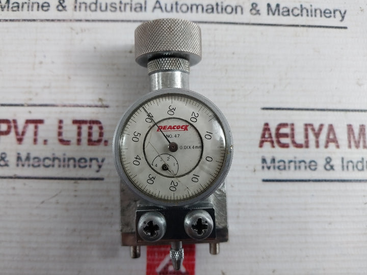 Peacock No.47 Dial Indicator Gauge Range 4Mm