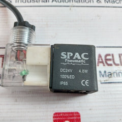 Spac Pneumatic Solenoid Valve Dc24V 4.8W Ip65