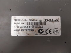 D-link Dkvm-4 4-port Kvm Switch 600Ma Dc9V