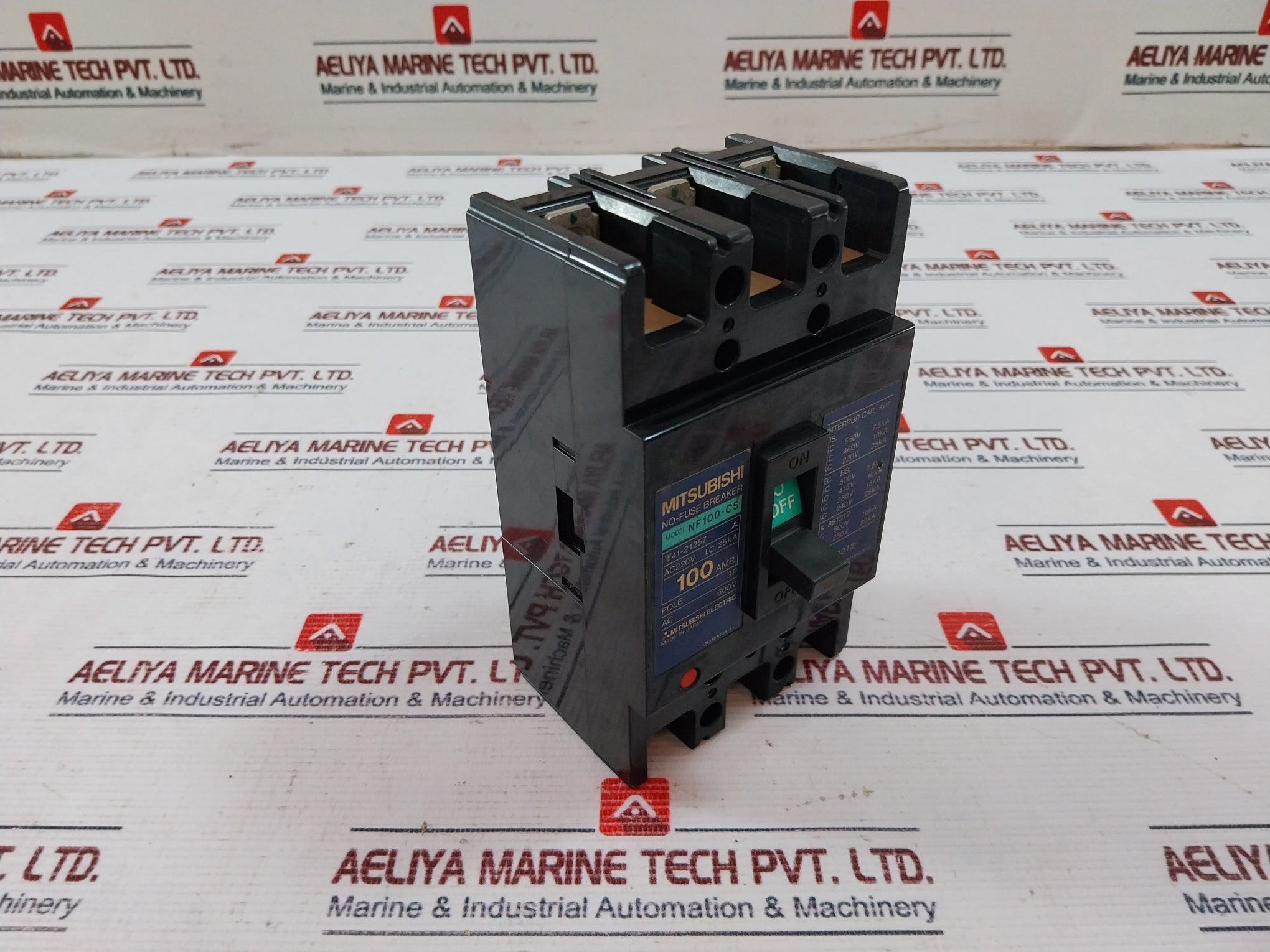 Mitsubishi Electric Nf100-cs No-fuse Breaker 100Amp 600V