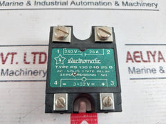 Electromatic Rs 130 240 25 0 Ac-solid State Relay