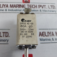 Crady Dyfus Ac-00 Fuse 500V 120Ka