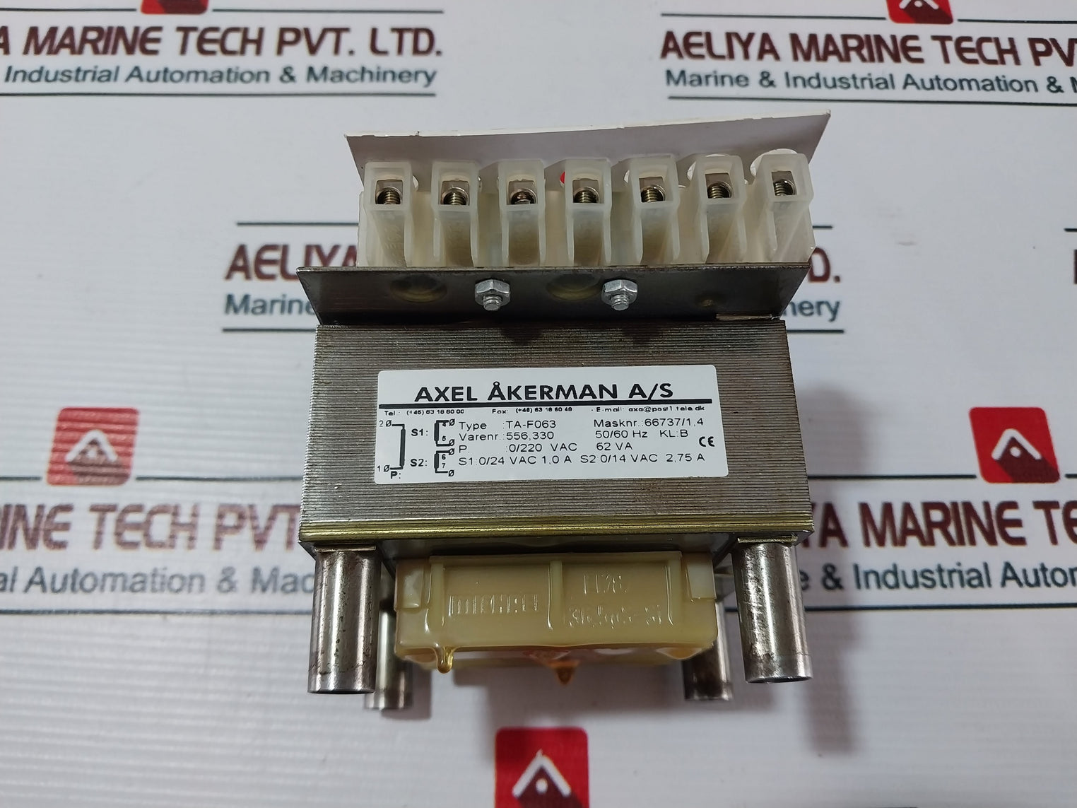 Axel Akerman Ta-f063 Transformer 0/220 Vac 62 Va