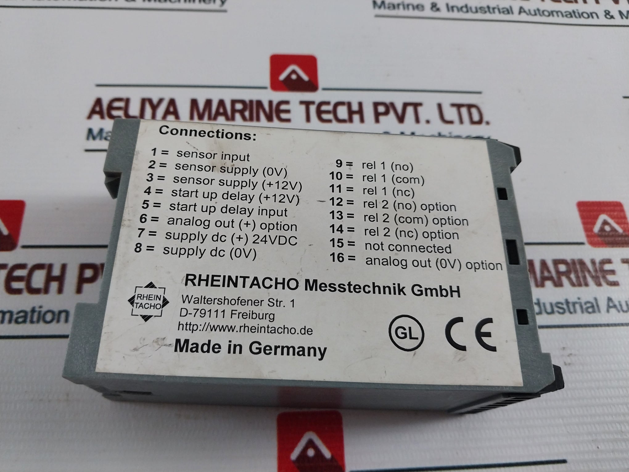 Rheintacho 5823.200 Analog Speed Monitor