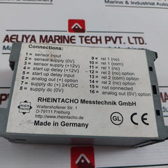 Rheintacho 5823.200 Analog Speed Monitor