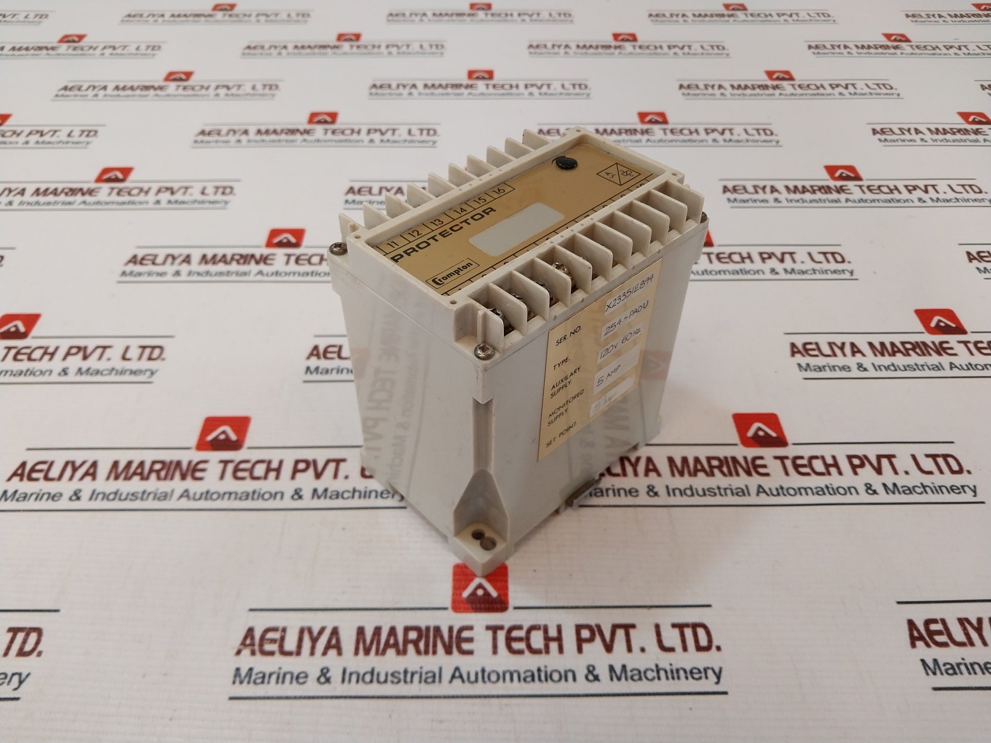 Crompton 254-paou Protector Relay 5 Amp 120V 60Hz