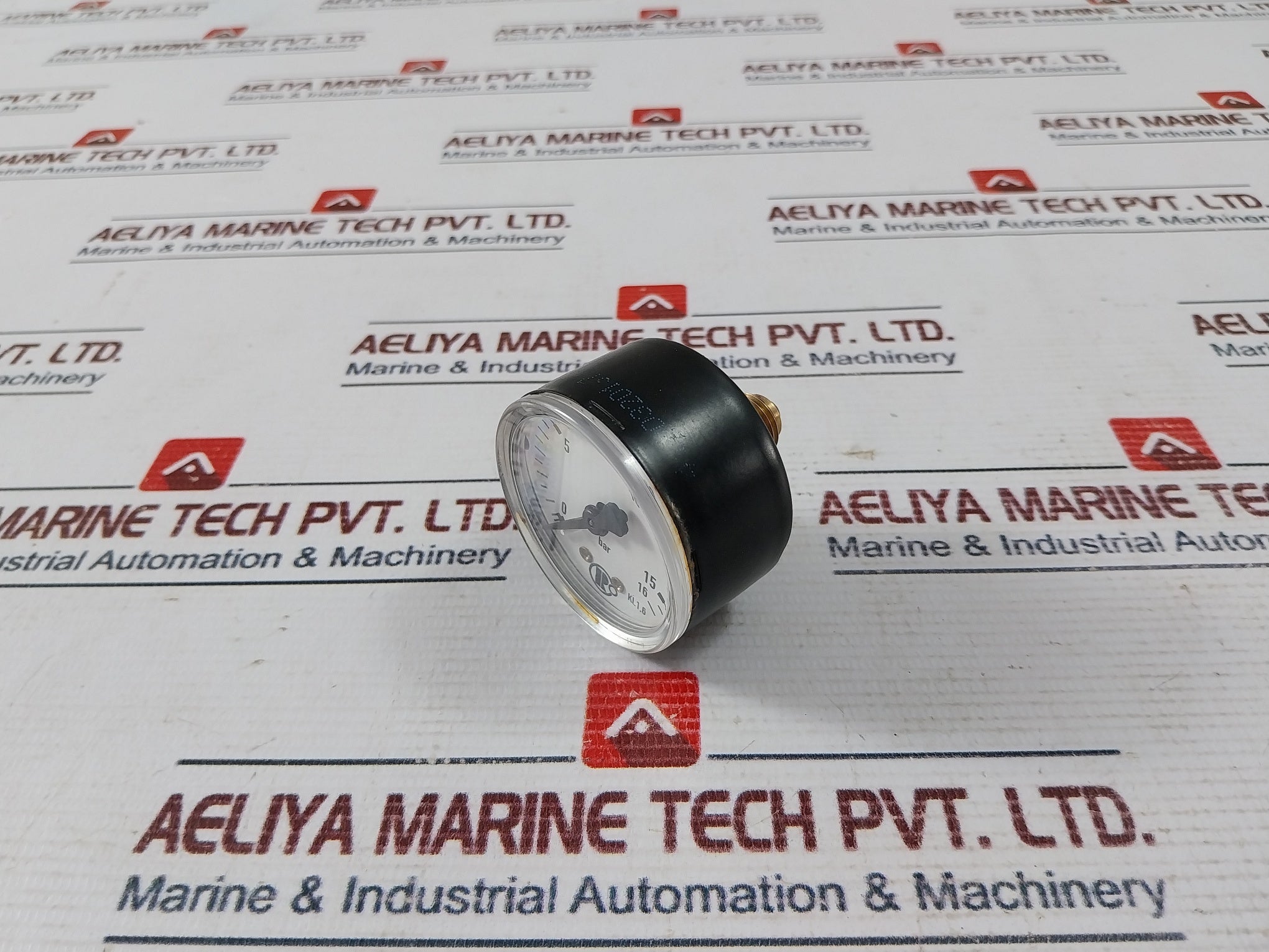 Riegler Kl.1.6 Manometer Pressure Gauge 0-16 Bar
