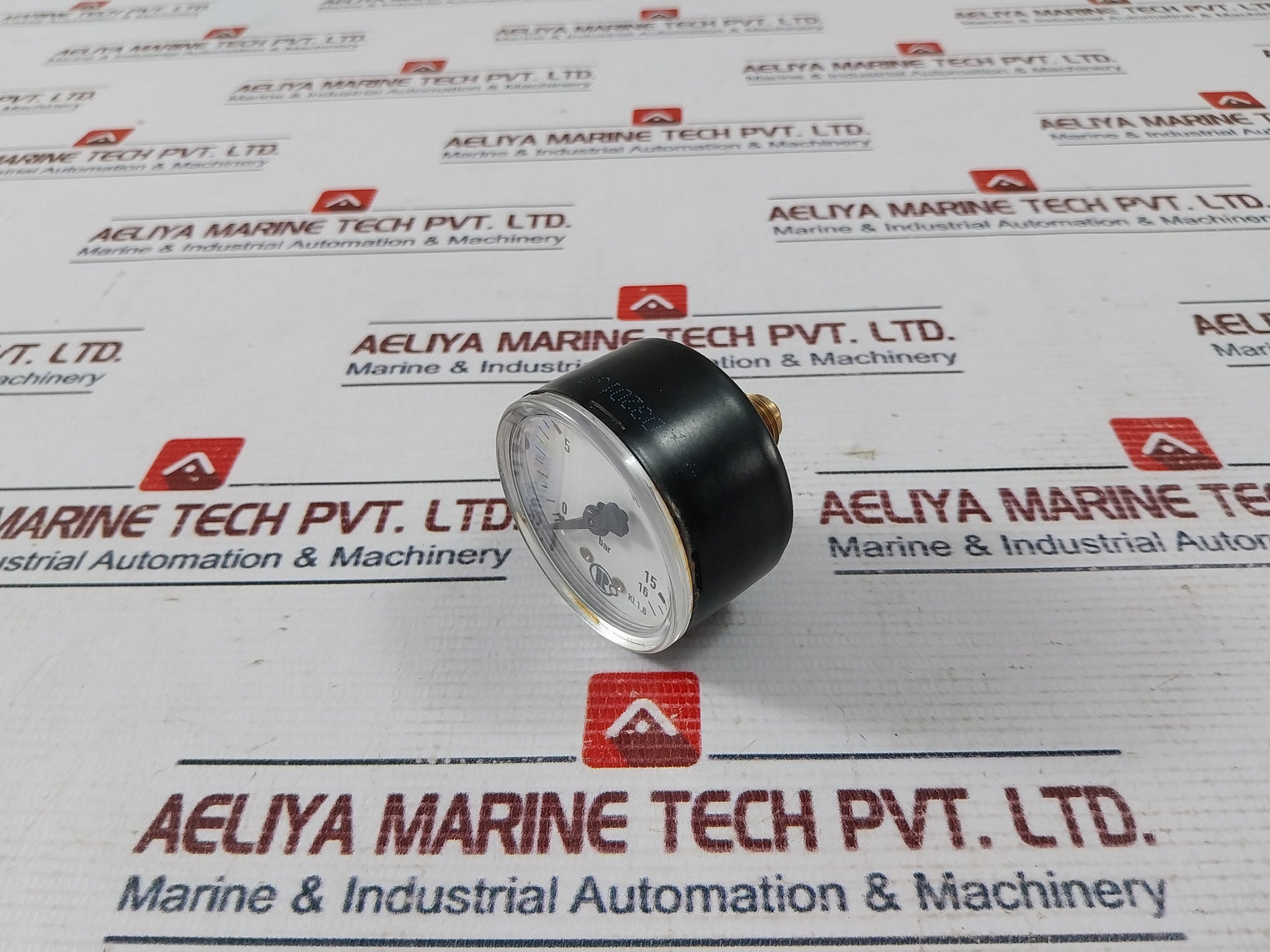 Riegler Kl.1.6 Manometer Pressure Gauge 0-16 Bar