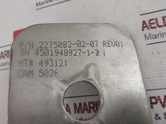 2275082-02-07 Rev: 01 Shackle Plate Cam 5026