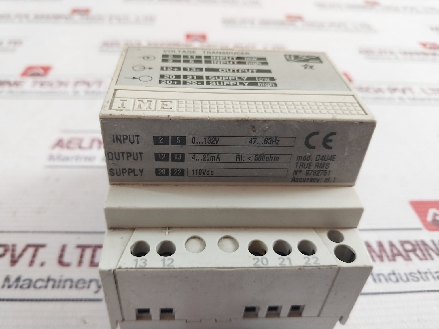Ime D4U4E Voltage Transducer 110V Dc