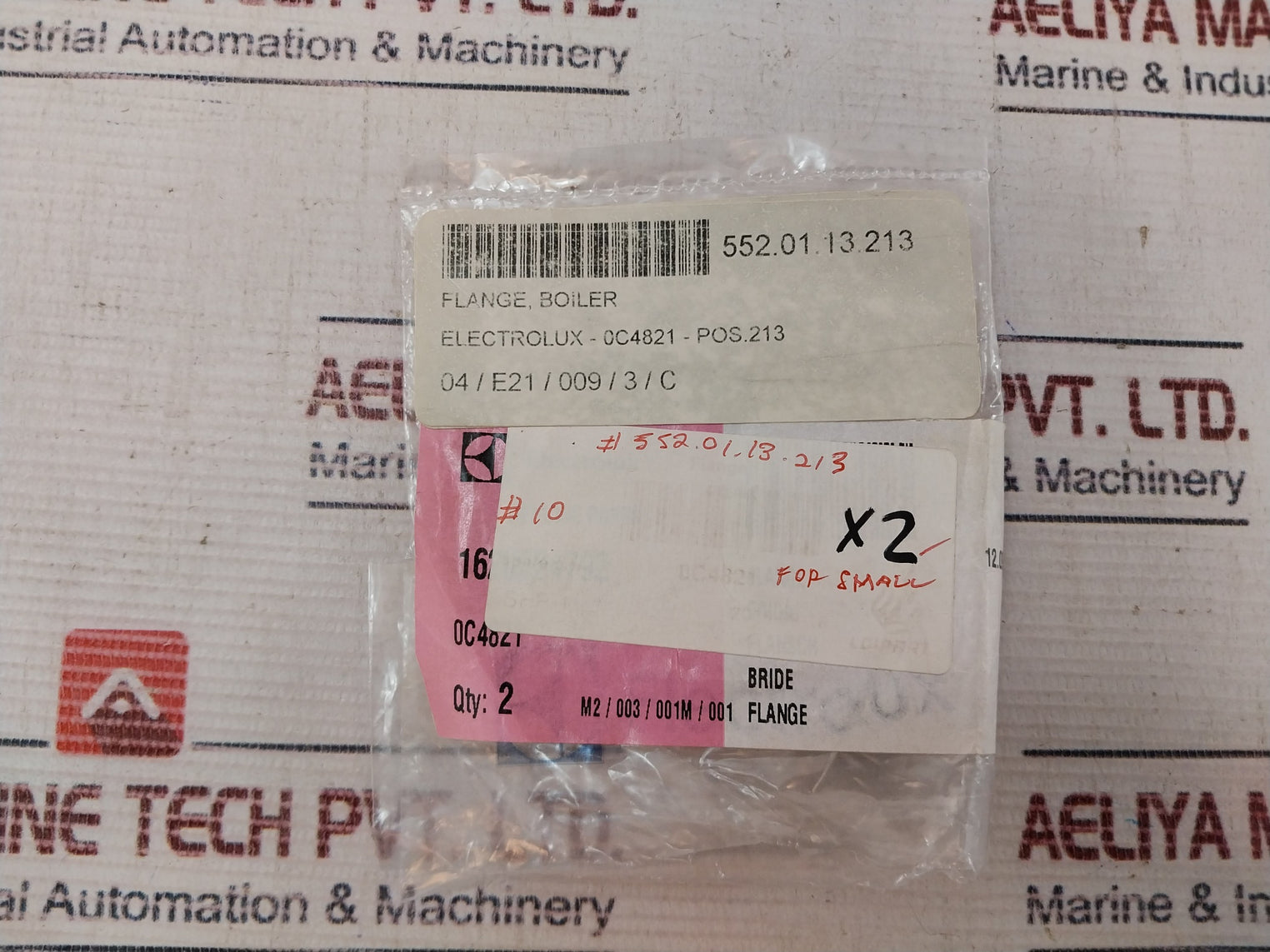 Electrolux 0C4821 Flange, Boiler