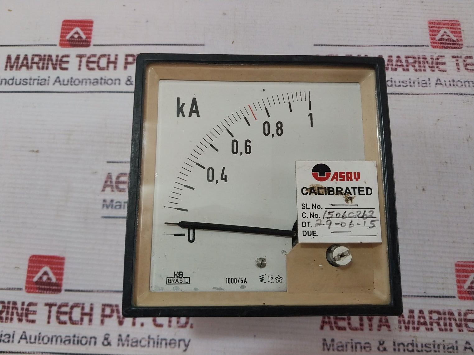 H&B 0-1 Ka Kiloamp Meter 1000/5A