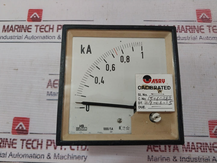 H&B 0-1 Ka Kiloamp Meter 1000/5A