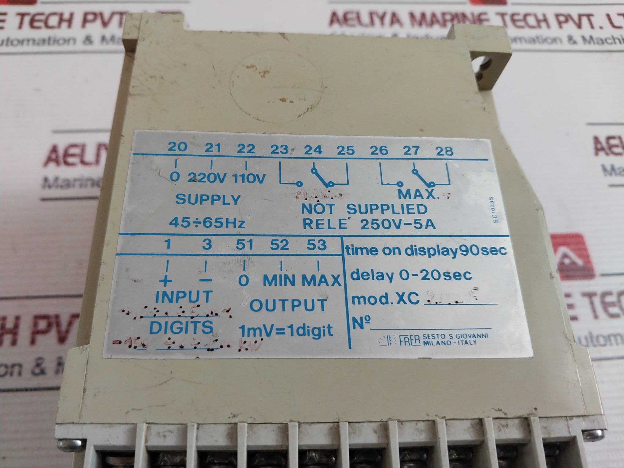 Frer Xc 2Mnx Timer Delay 0-20 Sec