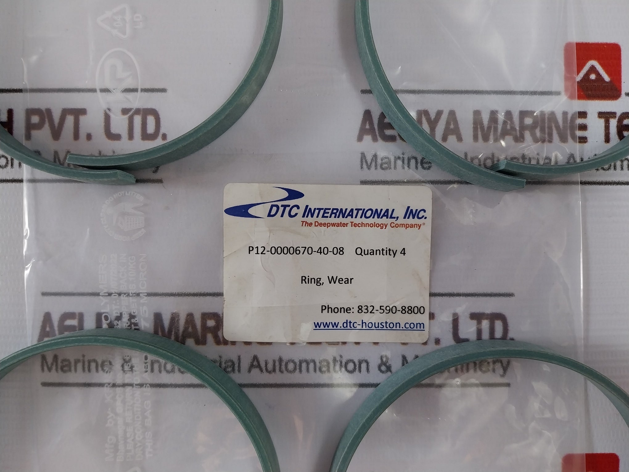 Dtc P12-0001241-03-15 3” Nominal Seal Sub Kit