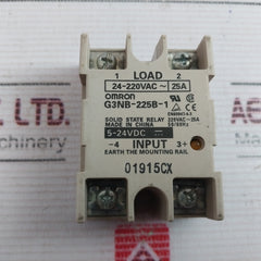 Omron G3Nb-225B-1 Solid State Relay 25A 220Vac