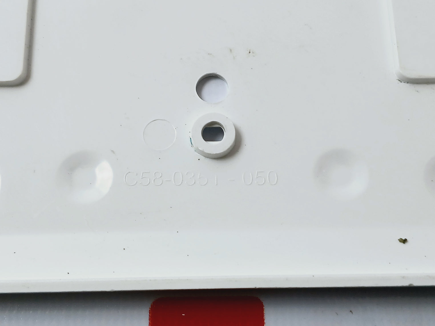 Honeywell C58-0351 Replacement Cover Outlet For Low Profile Detector 050