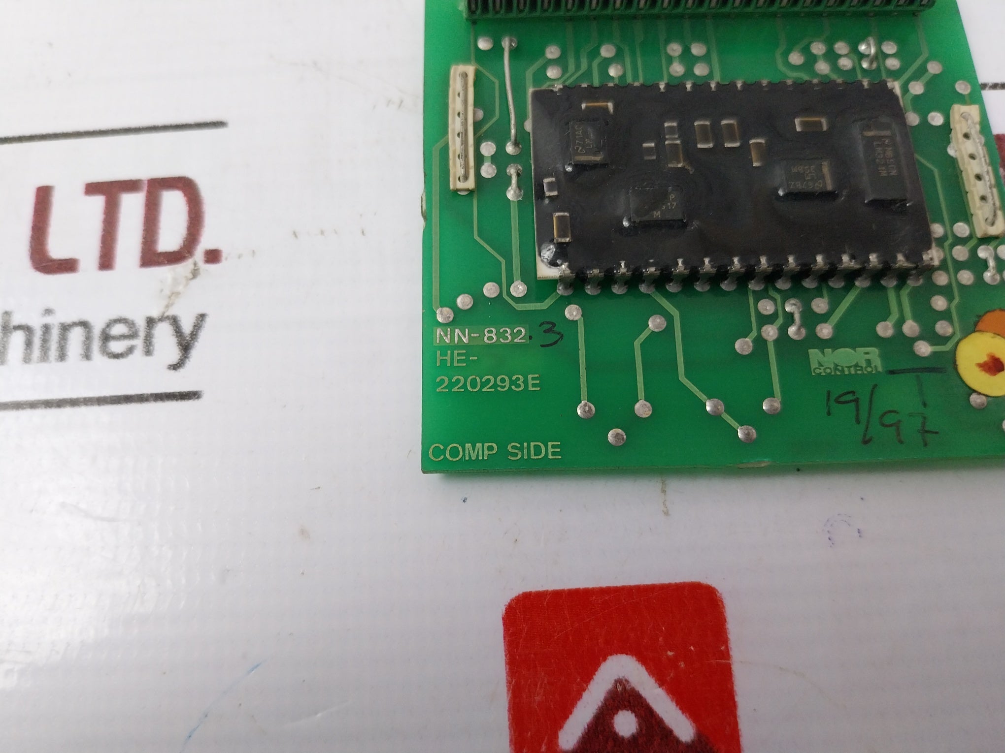 Nor Control Nn-832 Analog Input Adaptor Pcb He-220293E Nn-832.3
