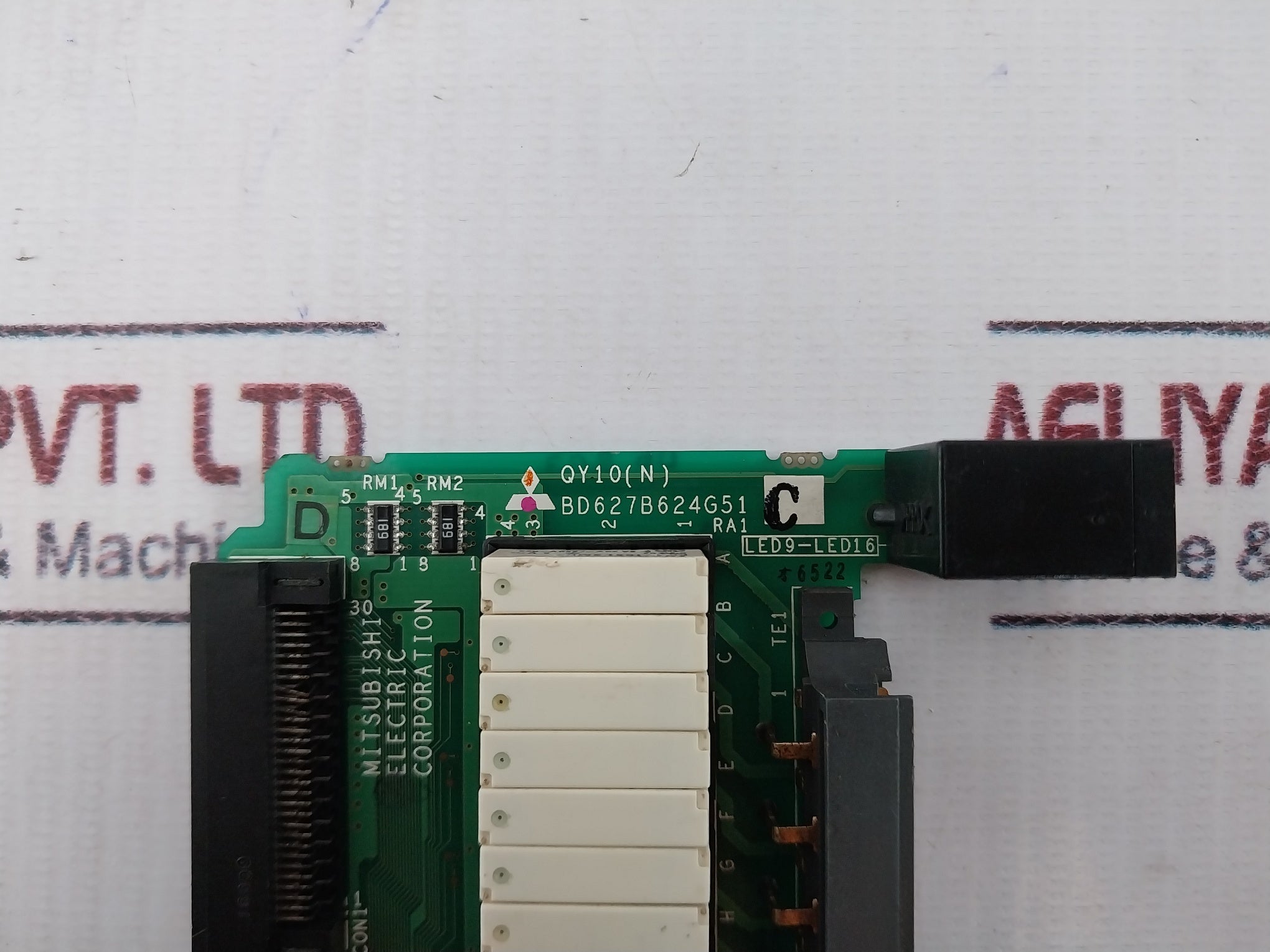 Mitsubishi Electric Qy10(N) Pcb For Plc Q Series Output Module Bd627B624G51