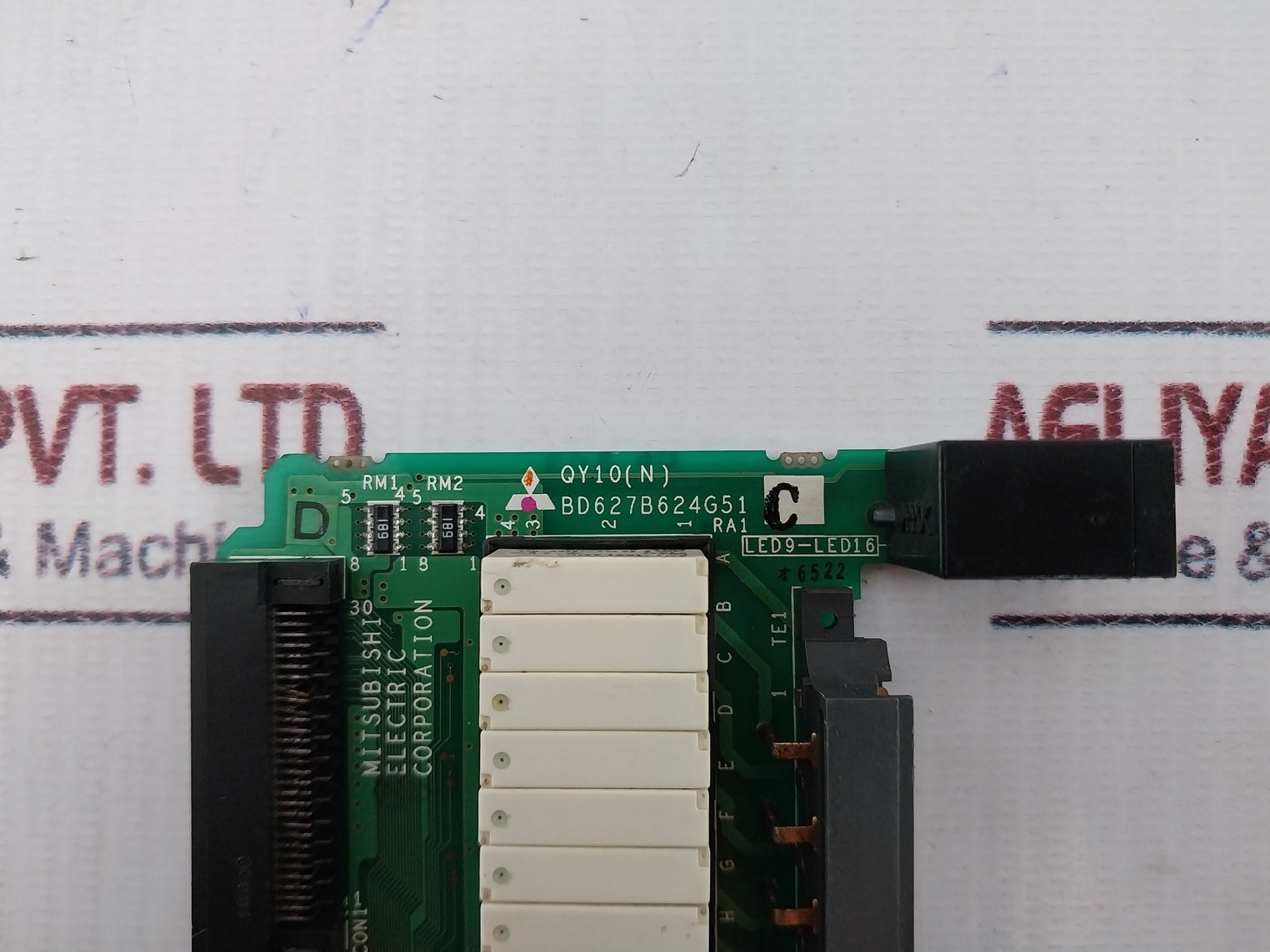 Mitsubishi Electric Qy10(N) Pcb For Plc Q Series Output Module Bd627B624G51