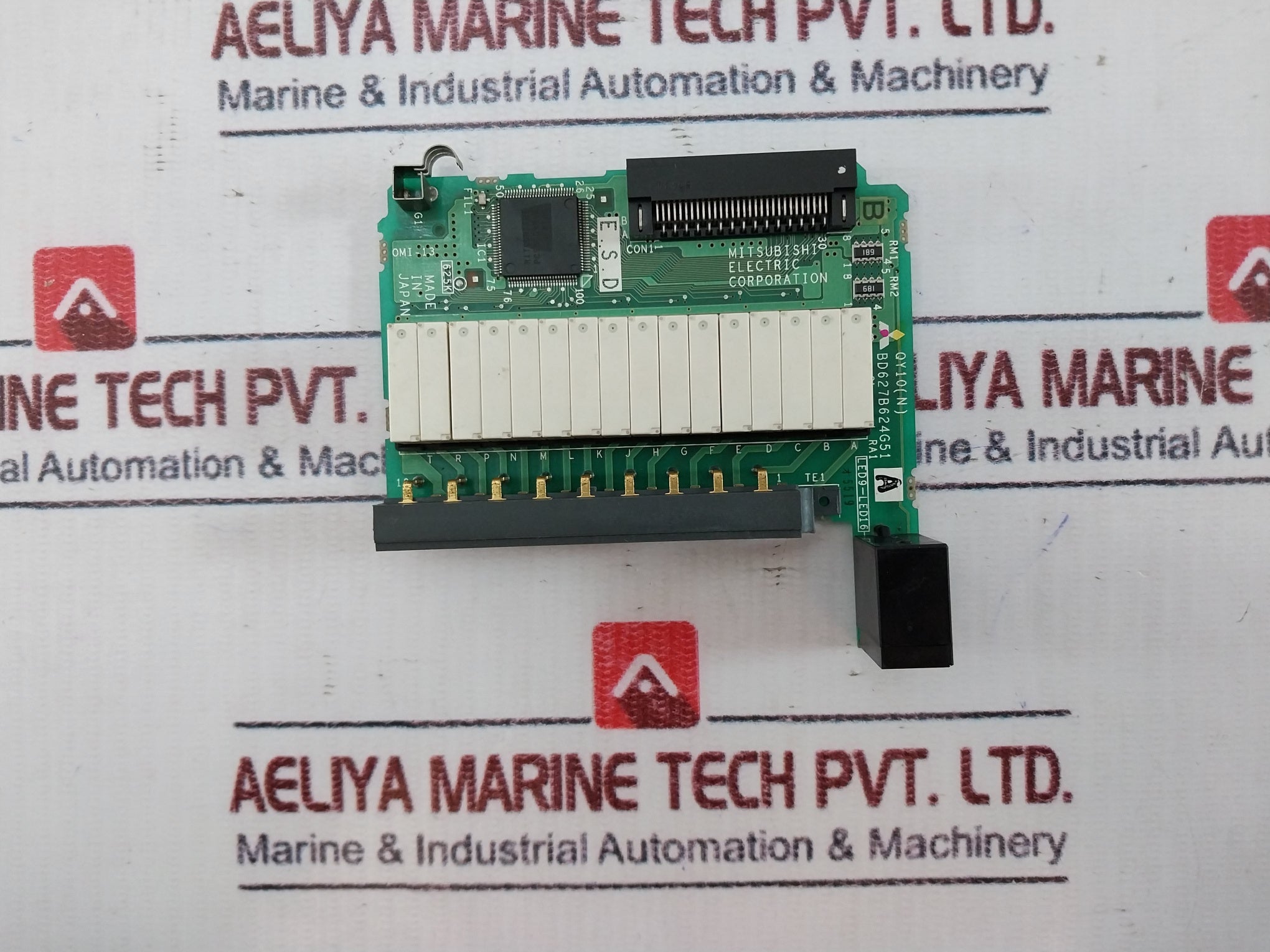 Pcb Card For Mitsubishi Qy10 ( N ) Q Series Output Module Te-con16-18
