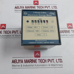 Larsen & Toubro 3 Phase 4 Wire Electronic Energy Meter 240V 5A 50Hz