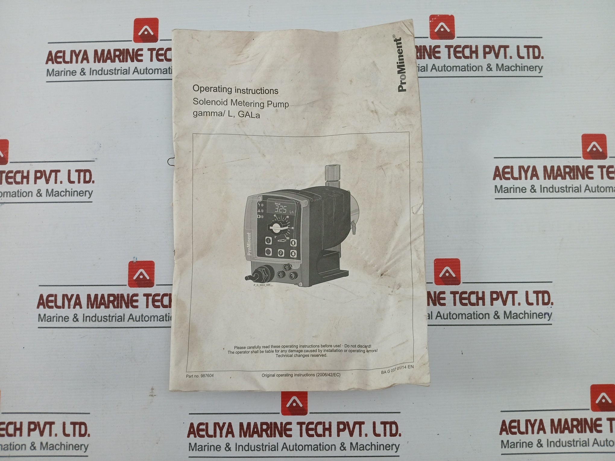 GALA1000PPE200UD014100 PROMINENT Process Control Metering Pump