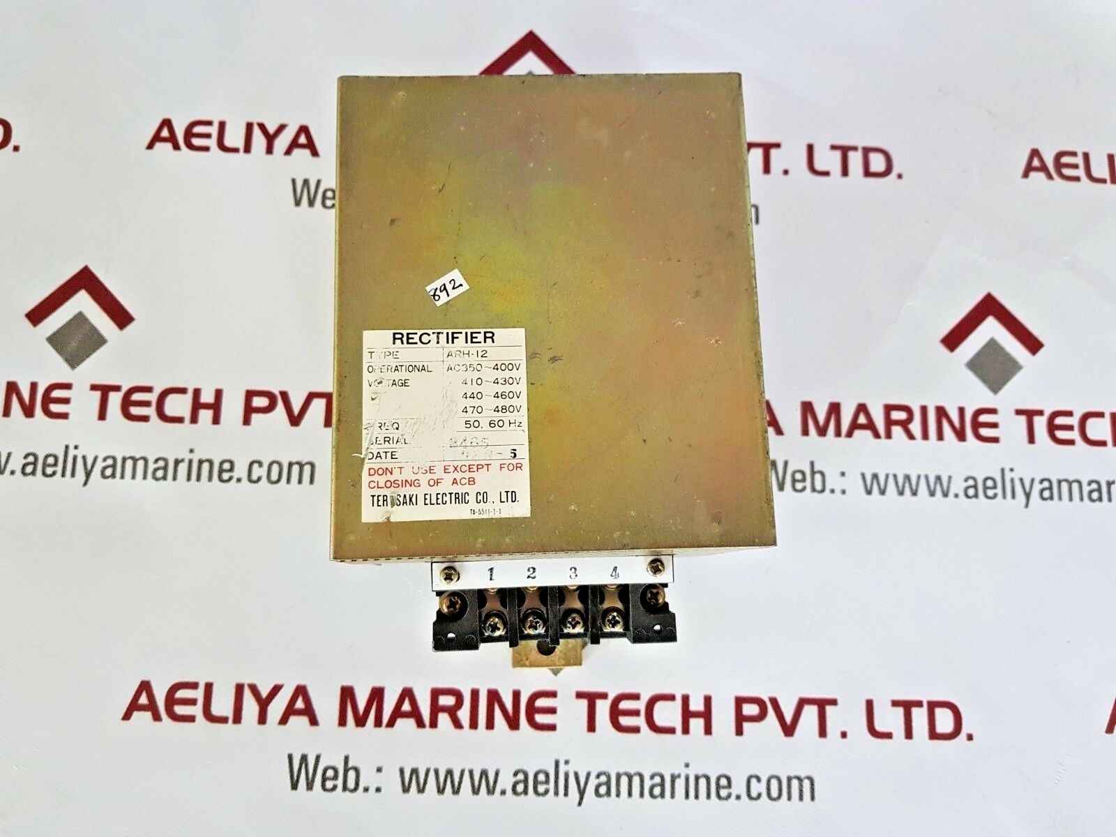 Terasaki arh 12 rectifier