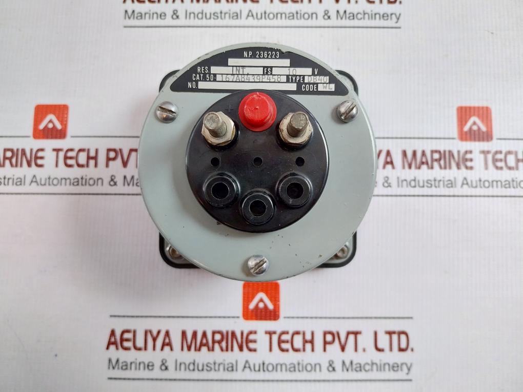 50-167A8439P458 General Electric Analog Voltmeter
