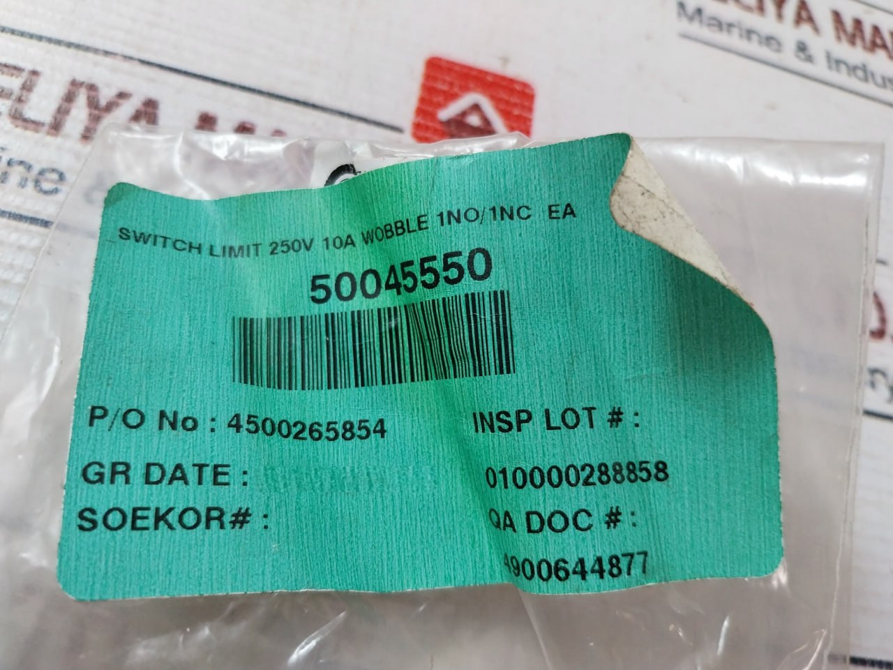 50045550 Switch Limit Wobble 10A 250V