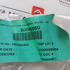 50045550 Switch Limit Wobble 10A 250V