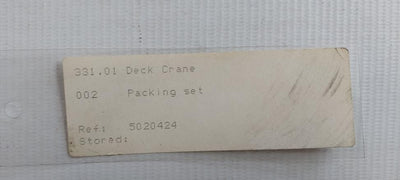 5020424 Deck Crane Packing Set By Zsm