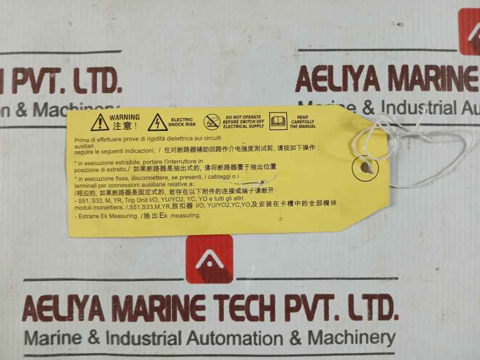 50/60Hz 2500A Sace Formula Air Circuit Breaker Part No: Fa4C Abb
