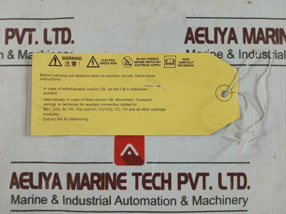 50/60Hz 2500A Sace Formula Air Circuit Breaker Part No: Fa4C Abb
