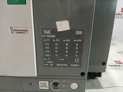 50/60Hz 2500A Sace Formula Air Circuit Breaker Part No: Fa4C Abb