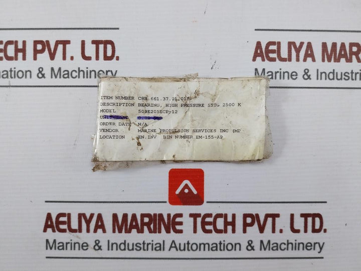 509E205Ecp-12 High Pressure Bearing Sstg 2500 K