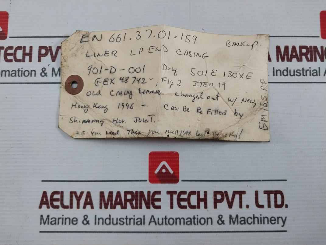 509E205Edp-12 Low Pressure Bearing Sstg 2500Kw 901-d-001