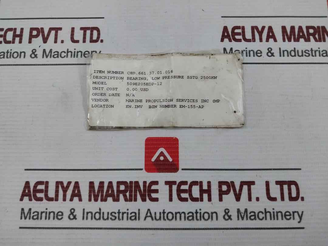 509E205Edp-12 Low Pressure Bearing Sstg 2500Kw 901-d-001