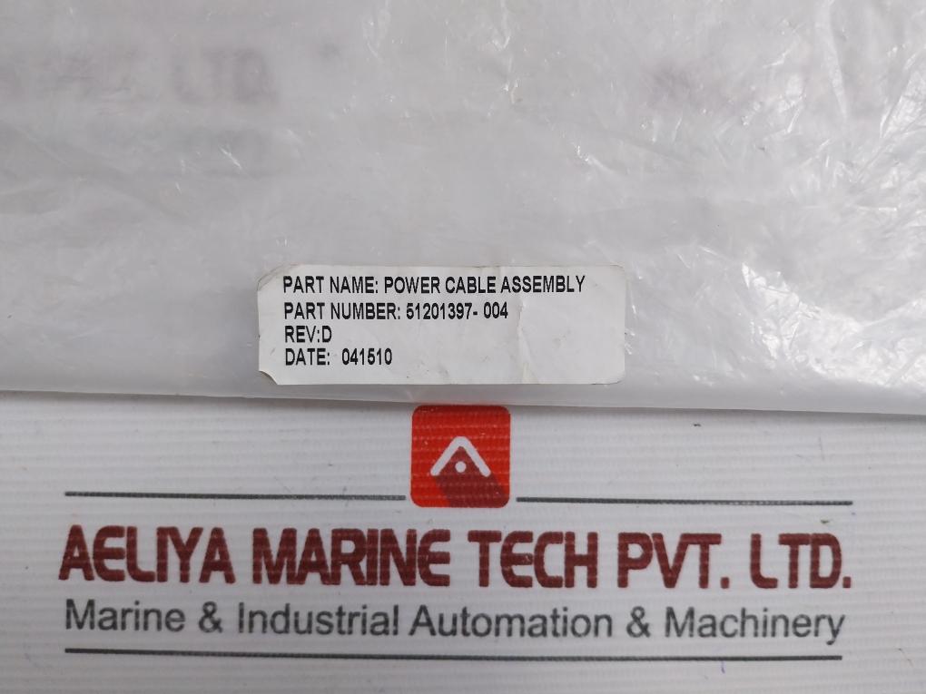 51201397-004 Rev D Power Cable Assembly Honeywell