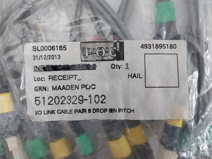 51202329-102  I/O Link Cable Set Rev D Honeywell -new