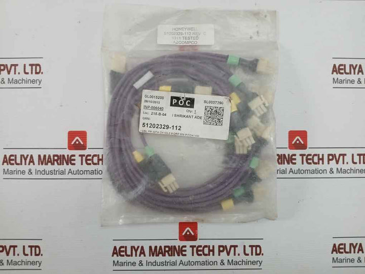 51202329-112 / 51202329-111 Brand Honeywell  I/O Link Cable Rev.C