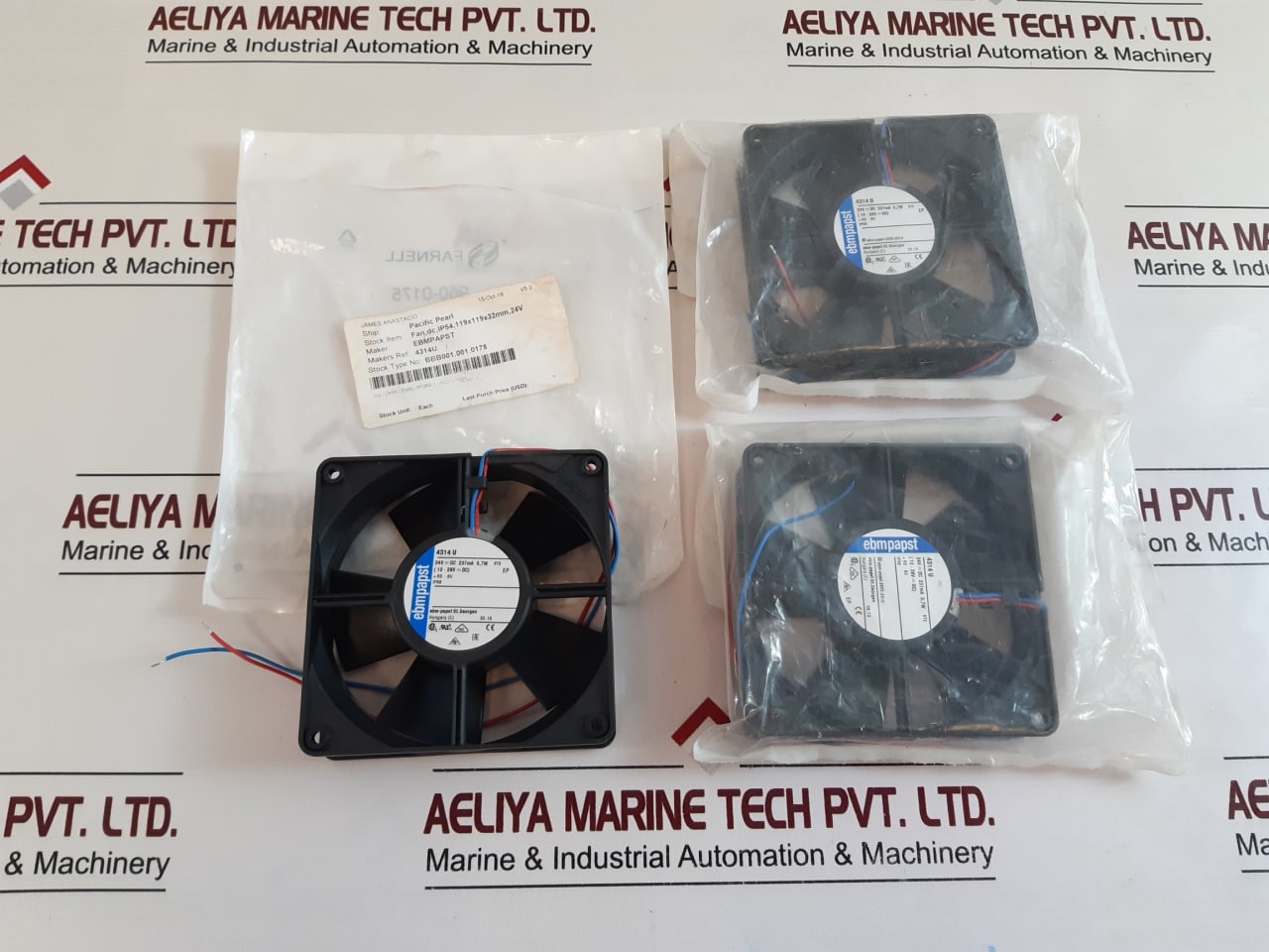 Ebm-papst 4314U Dc Fan 24V 237Ma 5.7W Ip68