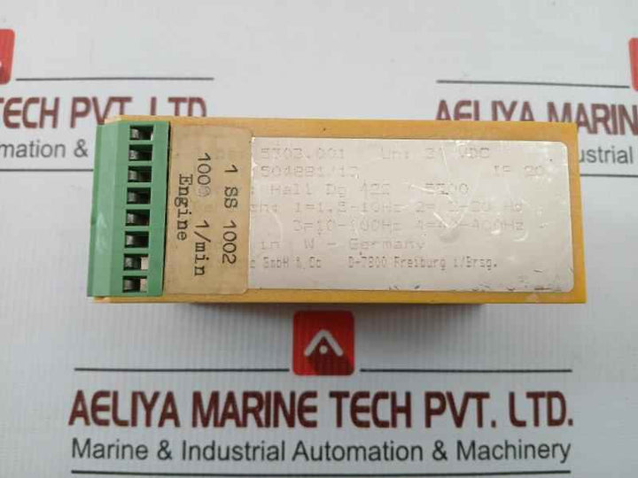 5303.001 Rheintacho 24Vdc/Ip20 Speed Relay