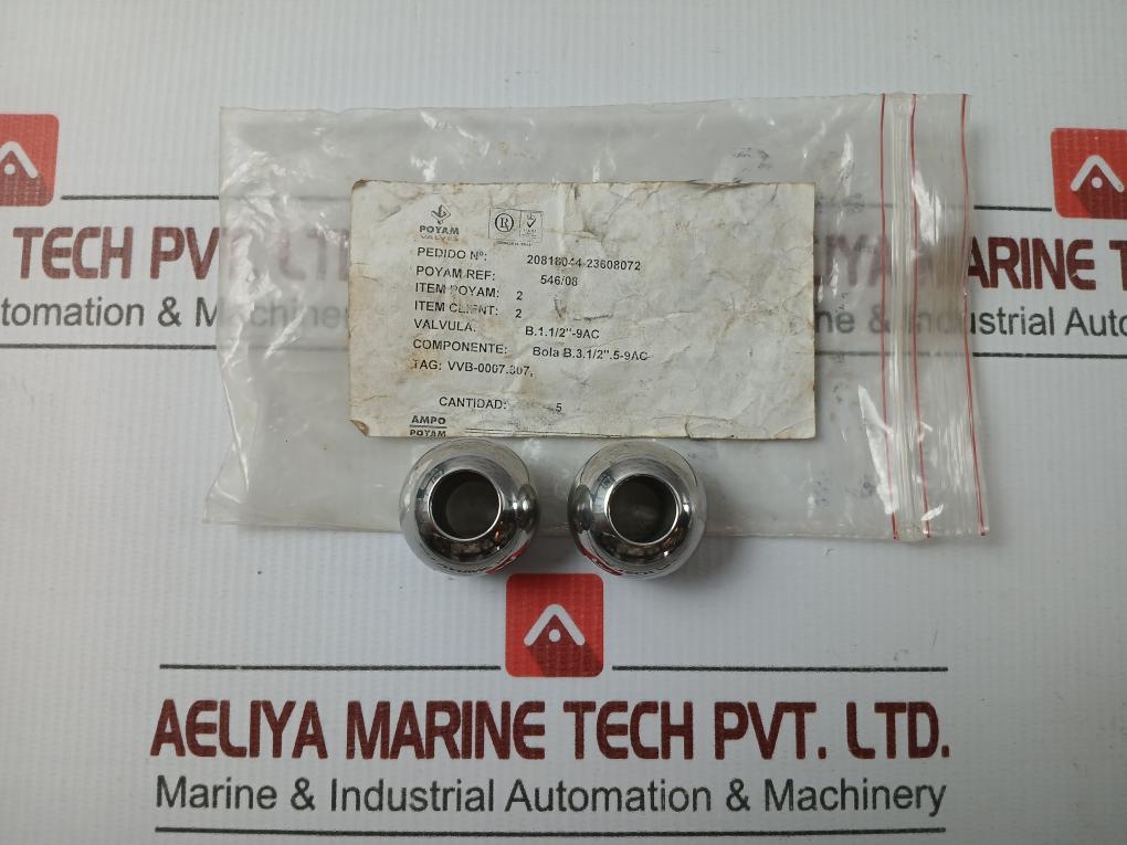 546/08 Seat Valve Ball Poyam